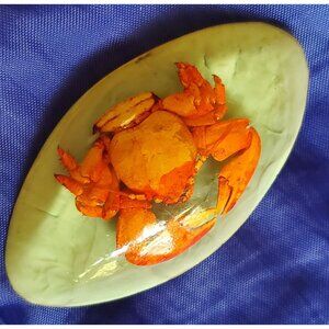 Vtg Crab Brooch Pin 2x1" Beachcomber Treasure
